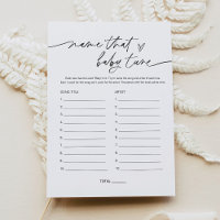 JEDER Name, dass Baby Tune Baby Shower Game