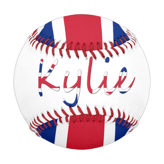 Jeder Name, der überlappen auf der Website der Uni Baseball (Rückseite)