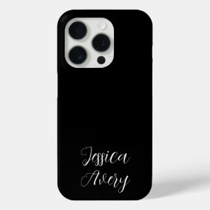 Jeder Name Elegante editierbare weiße Schrift au Case-Mate iPhone Hülle