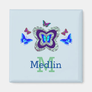 Jeder Name Lebt Butterflies Magnet