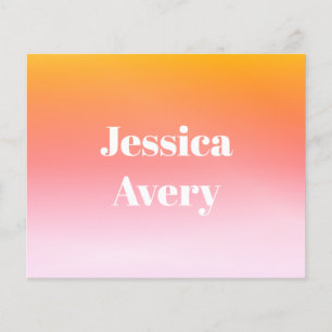 Jeder Name Retro-Modern gestylter Text farbenfro
