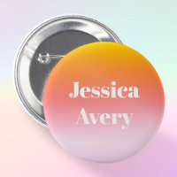 Jeder Name | Retro-Modern gestylter Text farbenfro