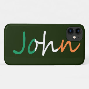 Jeder Name überlagert sich auf irischer Flagge iph Case-Mate iPhone Hülle