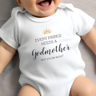 Jeder Prinz braucht eine Gottesmutter-Vorschlage T Baby Strampler