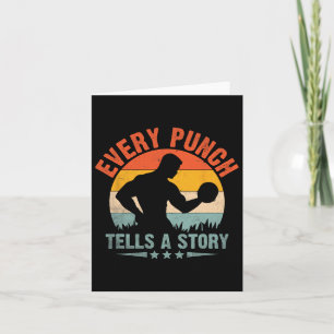 Jeder Punch erzählt von einem Story Boxer Sports G Karte