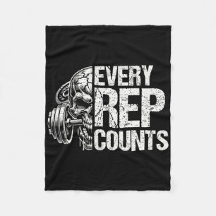Jeder Rep zählt die Bodybuilding Bodybui mit der G Fleecedecke