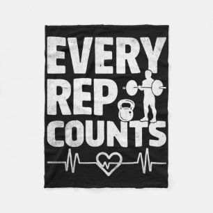 Jeder Rep zählt die Bodybuilding Bodybui mit der G Fleecedecke