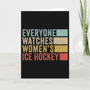 Jeder schaut Frauen-Eishockey  Karte