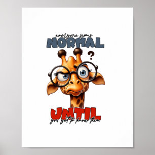 Jeder scheint normal, bis man sie kennt G Poster