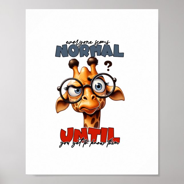 Jeder scheint normal zu sein, bis man sie kennenle poster (Vorne)