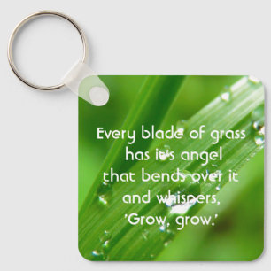 Jeder Schlag Grass Quote Magnet Schlüsselanhänger