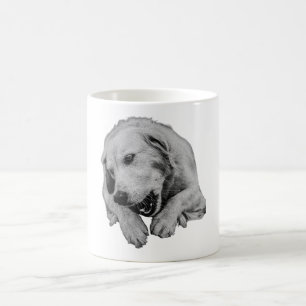 Jeder Schluck bringt ruhige Glückseligkeit Kaffeetasse
