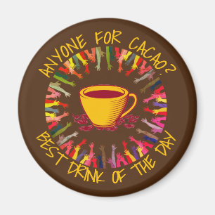 JEDER Schokolade für CACAO individuell anpassbar Magnet