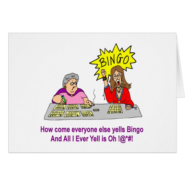 Jeder schreit sonst Bingo (Vorderseite (Horizontal))