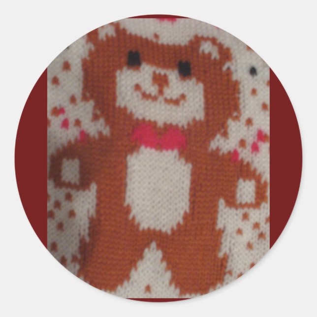 Jeder Schritt Ihrer Liebe Runder Aufkleber (Vorderseite)