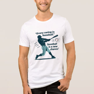 Jeder Schwung im Baseball ist eine neue Chance, lu Tri-Blend Shirt