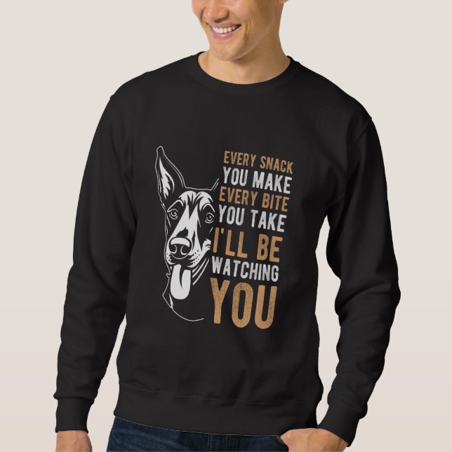 JEDER SNACK, DEN SIE JEDEN ORT MACHEN, DEN SIE Dob Sweatshirt (Vorderseite)