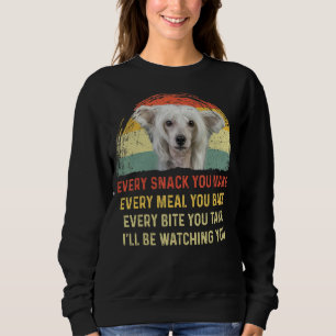 Jeder Snack, den Sie machen Chinesisch gezinkten H Sweatshirt