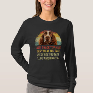 Jeder Snack, den Sie machen Englisch Springer Span T-Shirt