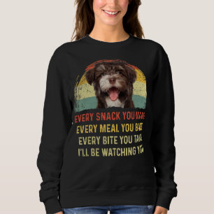 Jeder Snack, den Sie machen Hund Hund Mama Hund Va Sweatshirt