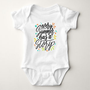 Jeder Sommer hat eine Geschichte Baby Strampler