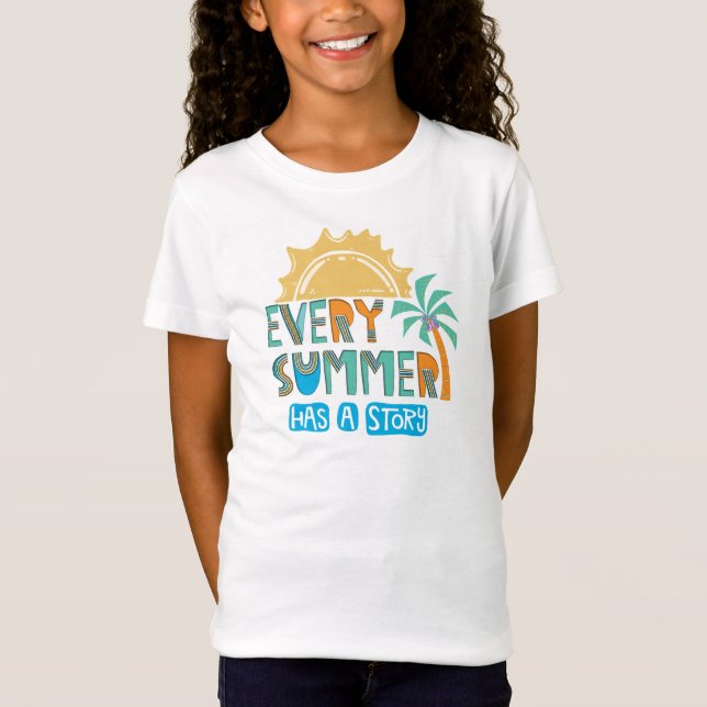 Jeder Sommer hat einen T - Shirt der Geschichte (Vorderseite)