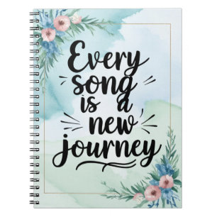 Jeder Song ist eine neue Option 2 Notizblock