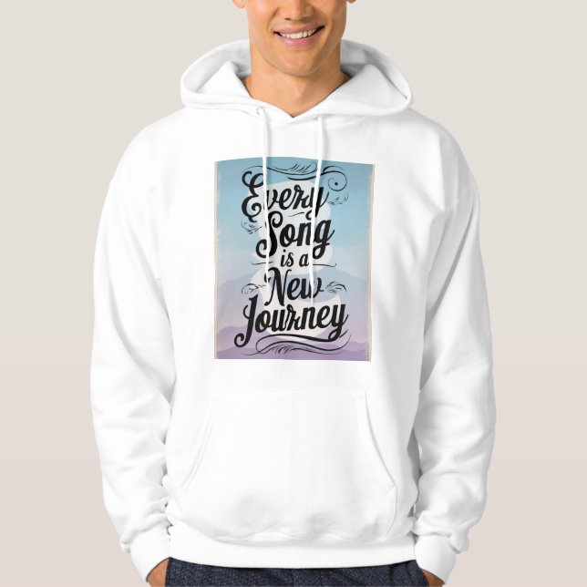 Jeder Song ist eine neue Reise Hoodie (Vorderseite)