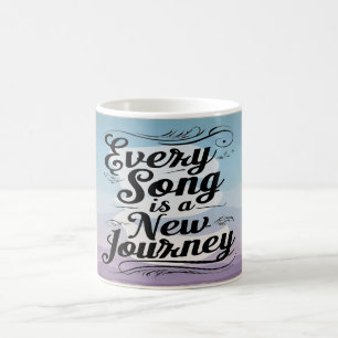 Jeder Song ist eine neue Reise Kaffeetasse