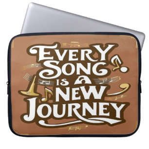 Jeder Song ist eine neue Reise Laptopschutzhülle