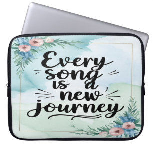 Jeder Song ist eine neue Reise Laptopschutzhülle