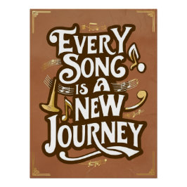Jeder Song ist eine neue Reise Poster