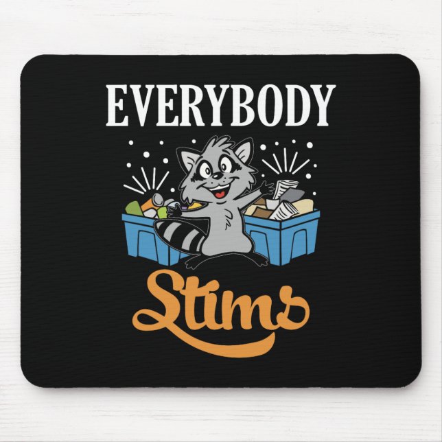 Jeder Stift Neurodiversity-Autismus Krieger Neur Mousepad (Vorne)