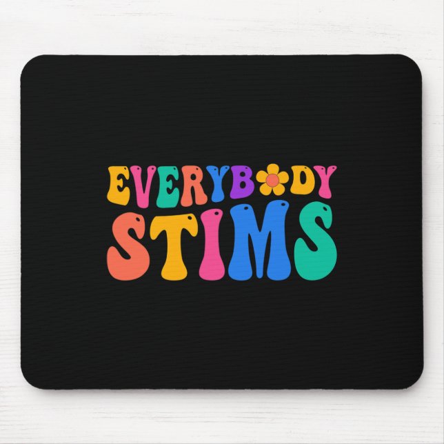 Jeder Stims Autismus Bewusstsein Special Ed Teache Mousepad (Vorne)
