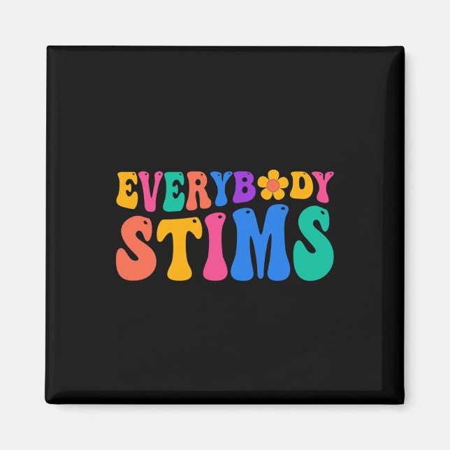 Jeder stimuliert Autismus-Bewusstsein Sonderpädago Magnet (Vorne)