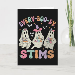 Jeder stimuliert lustig Autismus Geist Halloween S Karte