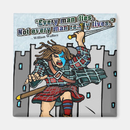 Jeder stirbt. Nicht jeder Mensch lebt wirklich Magnet