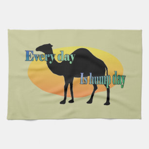 Jeder Tag ist Buckel-Tag Geschirrtuch