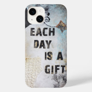 Jeder Tag ist ein Geschenk Mixed-Media-Angebot Case-Mate iPhone 14 Hülle