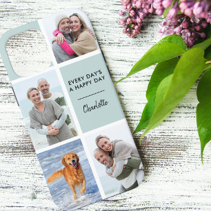 Jeder Tag ist ein glücklicher Tag 4 Foto Initialen Case-Mate iPhone Hülle