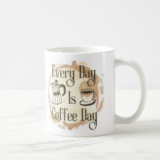 Jeder Tag Ist Ein Kaffeetag Kaffee-Liebhaber Zitat Kaffeetasse