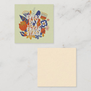 Jeder Tag ist ein Neubeginn Mitteilungskarte