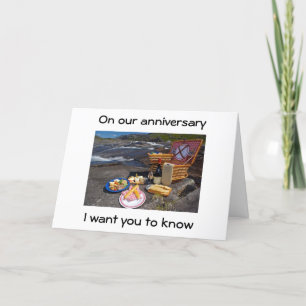 JEDER TAG IST EIN PICKNICK FÜR ZWEI=JUBILÄUMSLIEBE KARTE