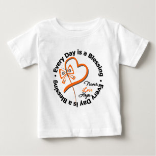Jeder Tag ist ein Segen - hoffen Sie Leukämie Baby T-shirt