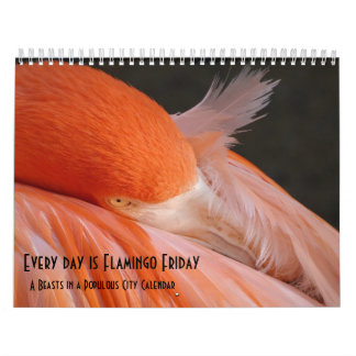Jeder Tag ist Flamingo Freitag - Kalender
