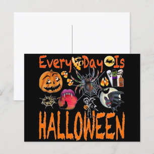 Jeder Tag ist Halloween Postkarte