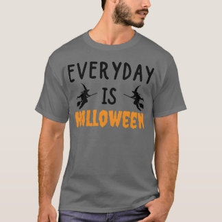 jeder Tag ist Halloween Retro T-Shirt