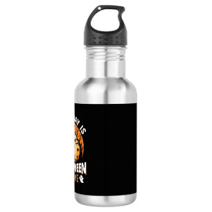 Jeder Tag ist Halloween Vintage T-Shirt Design Edelstahlflasche