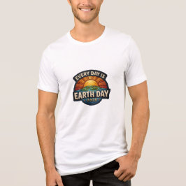 Jeder Tag ist Tag der Erde 2026 | Öko-Abzeichen-De Tri-Blend Shirt