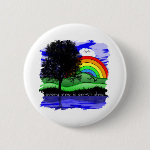 Jeder Tag ist Tag der Erde Button